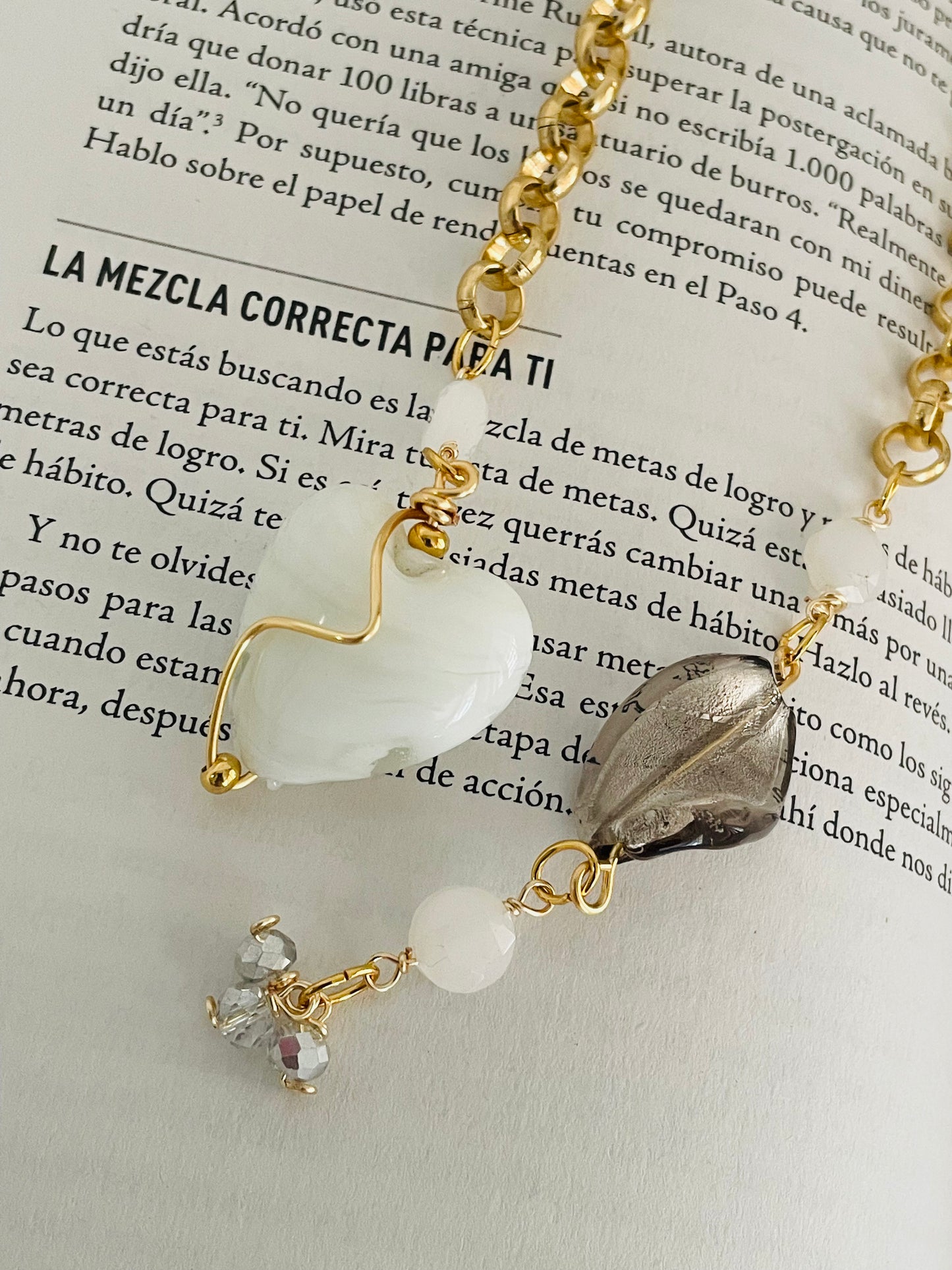 Marcador de Libros Corazón Cristal