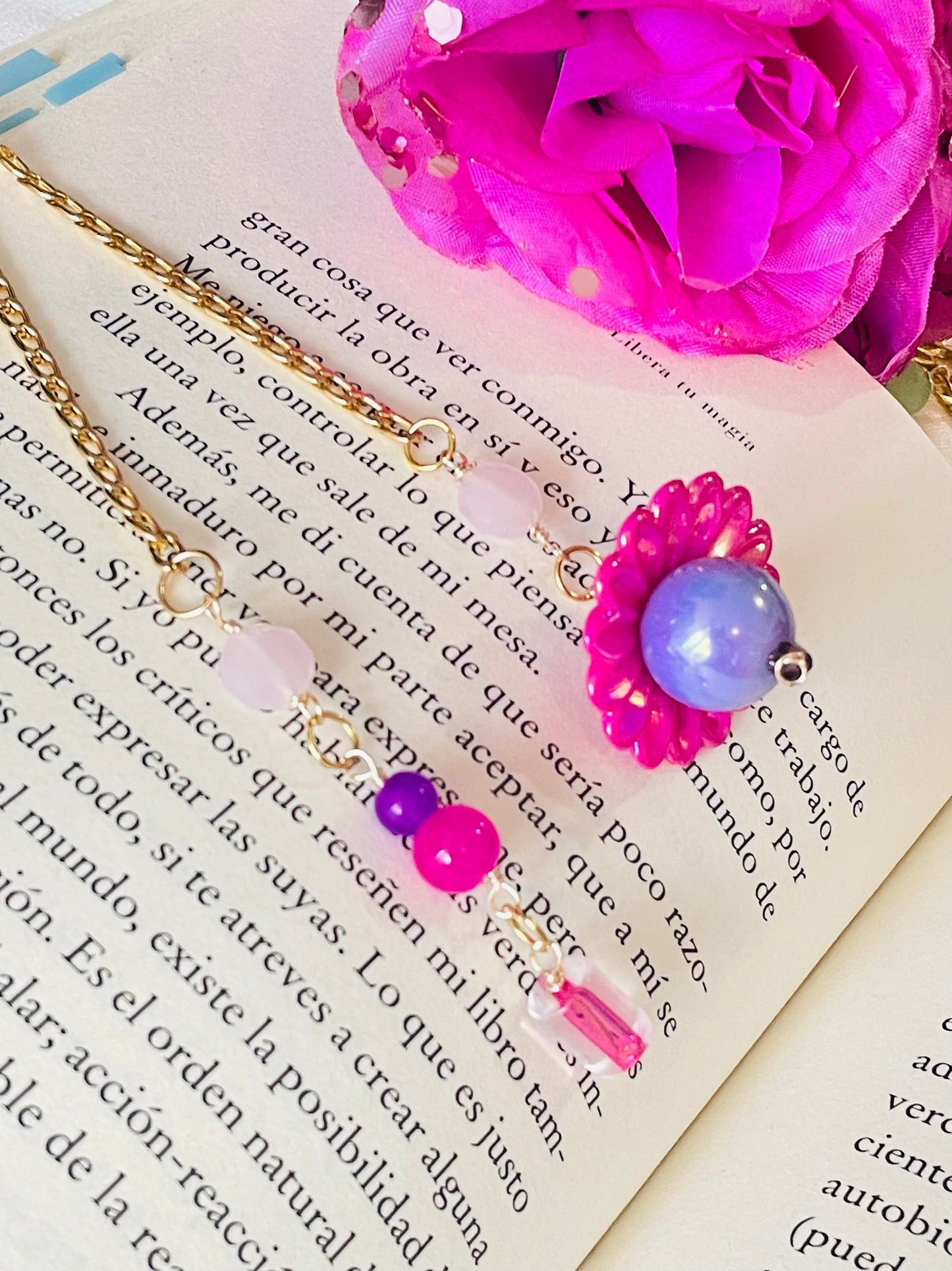 Marcador de Libros Flor Primavera