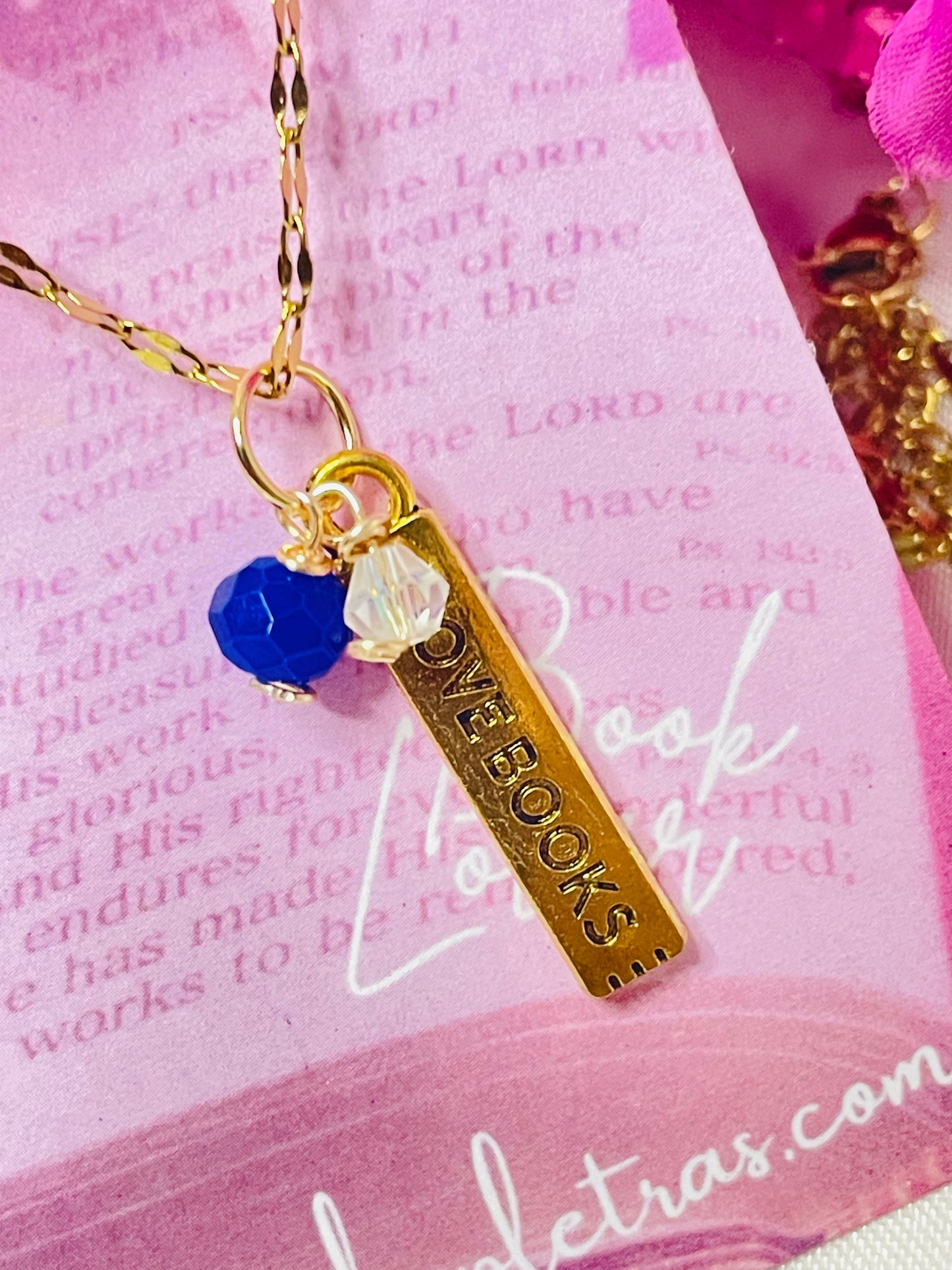 Collar "I Love Books"