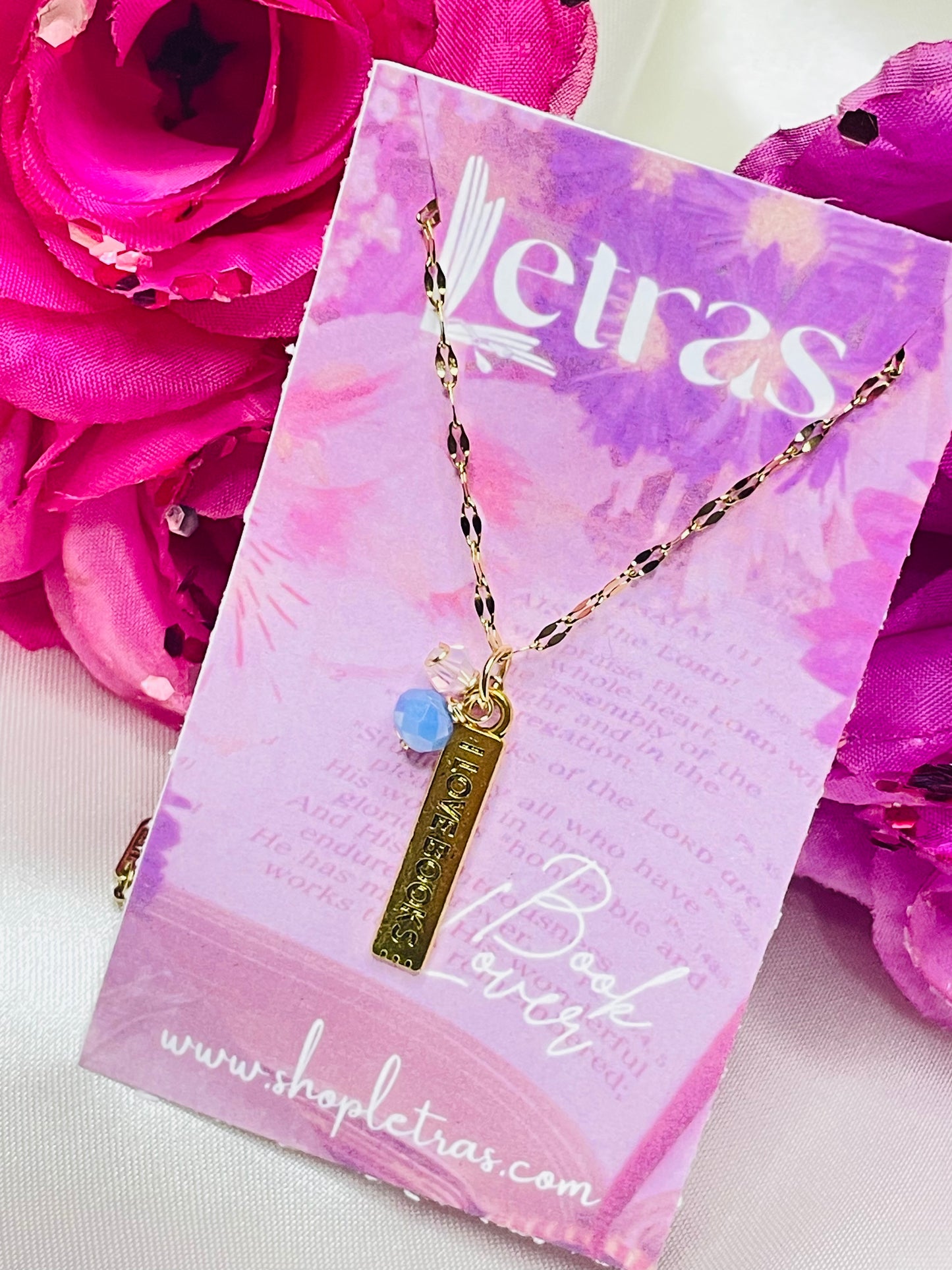 Collar "I Love Books"
