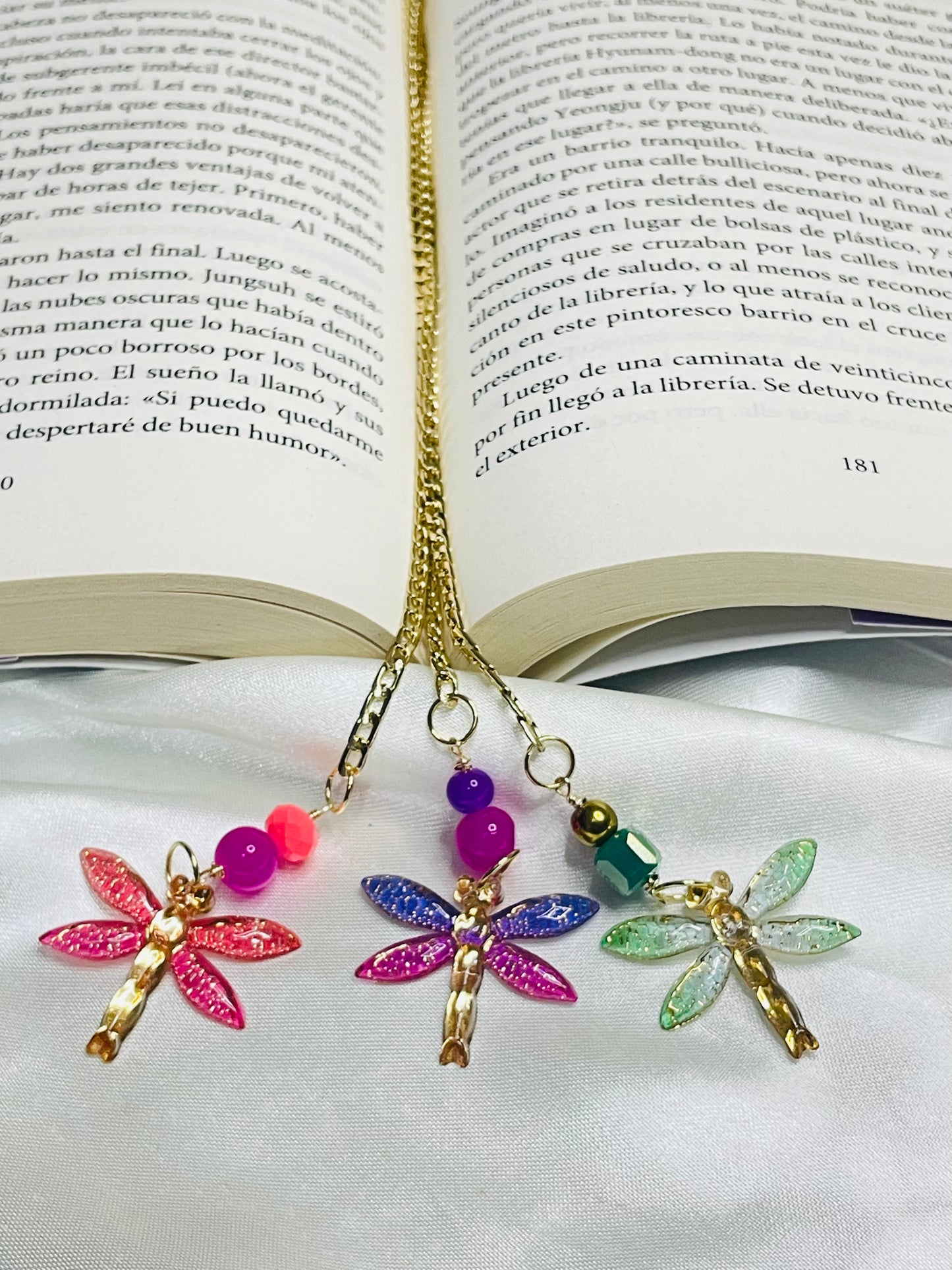 Marcador de Libros Charm Libélula
