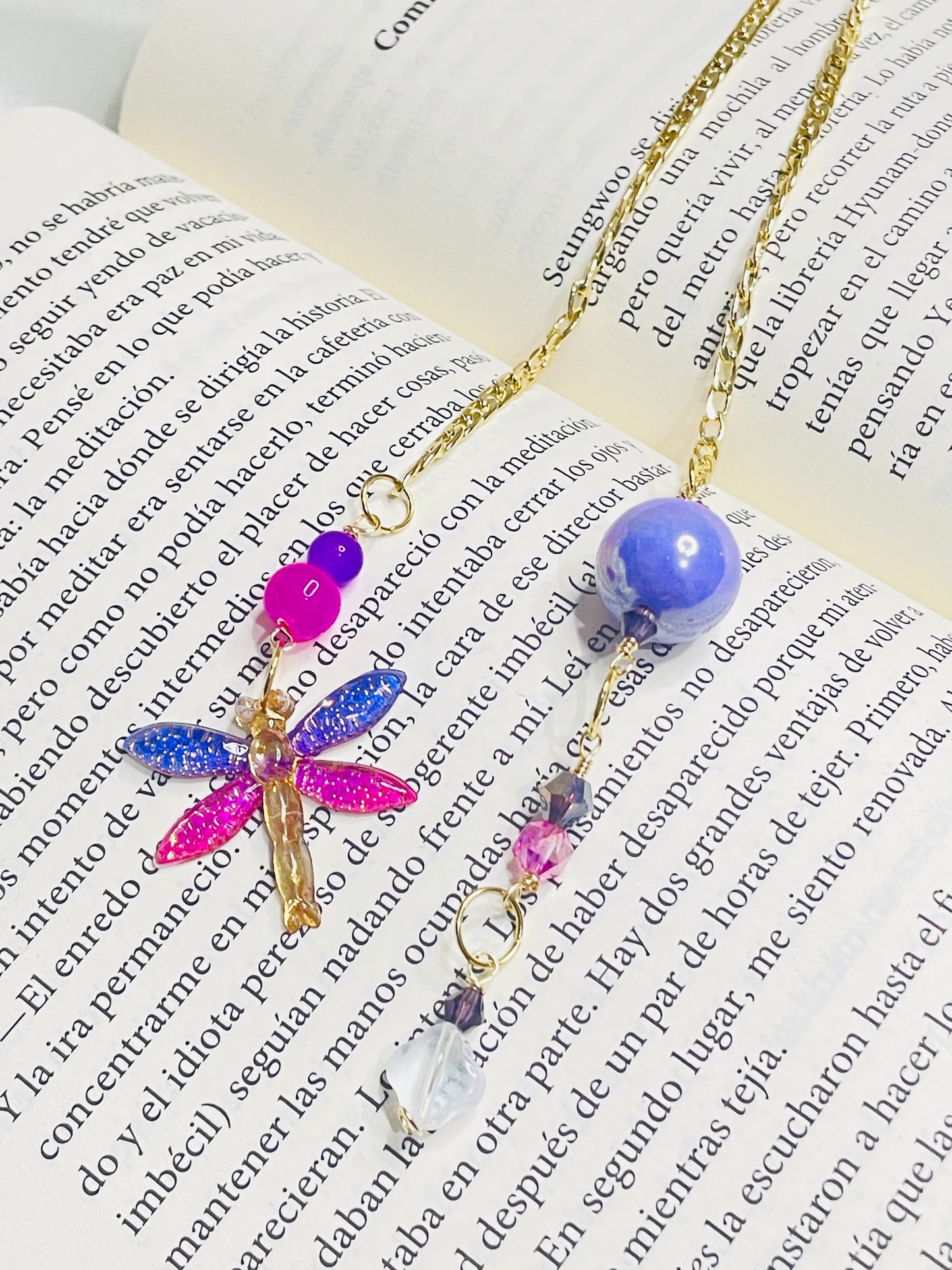 Marcador de Libros Charm Libélula
