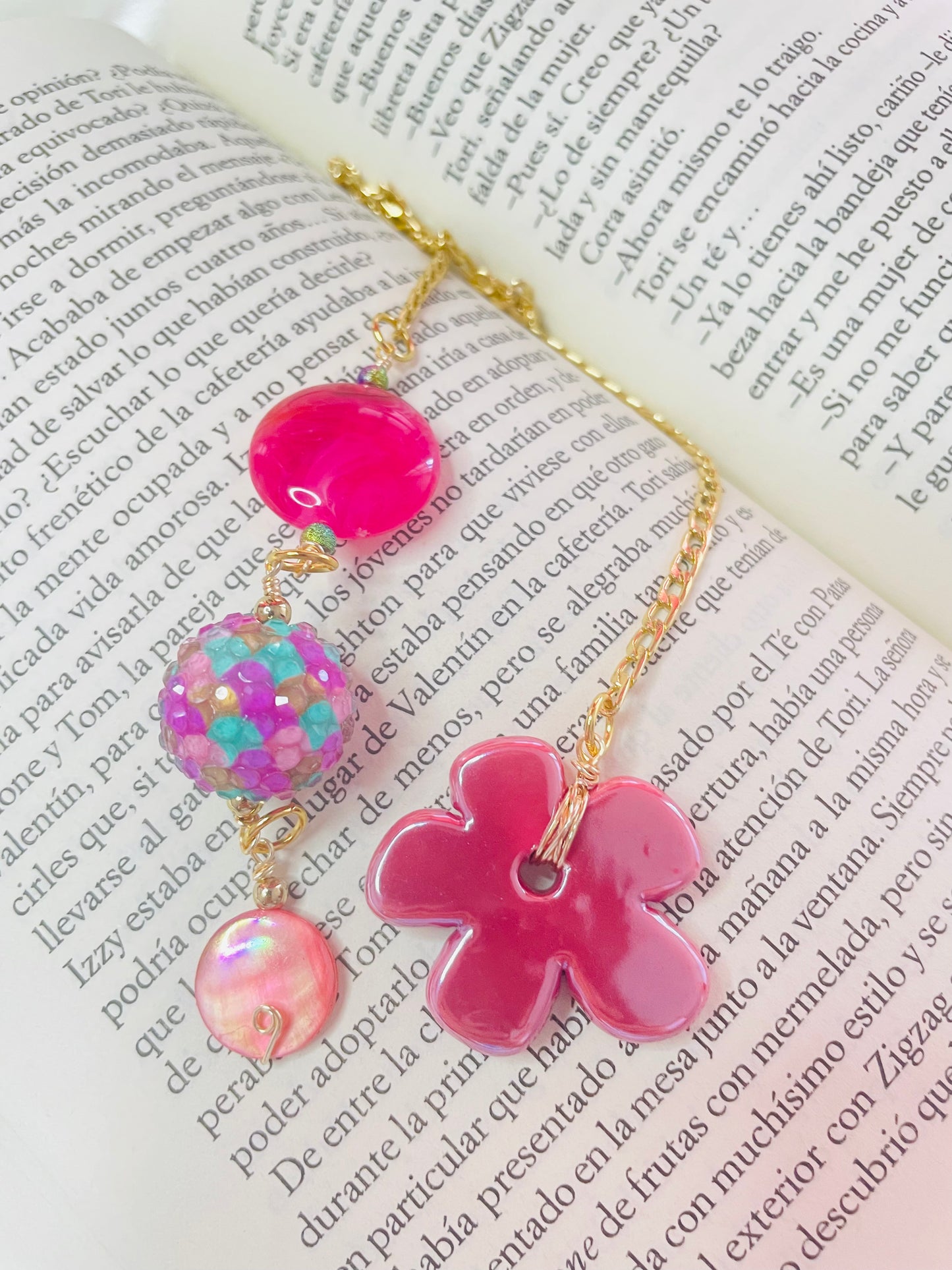 Marcador Flor Cerámica Primavera