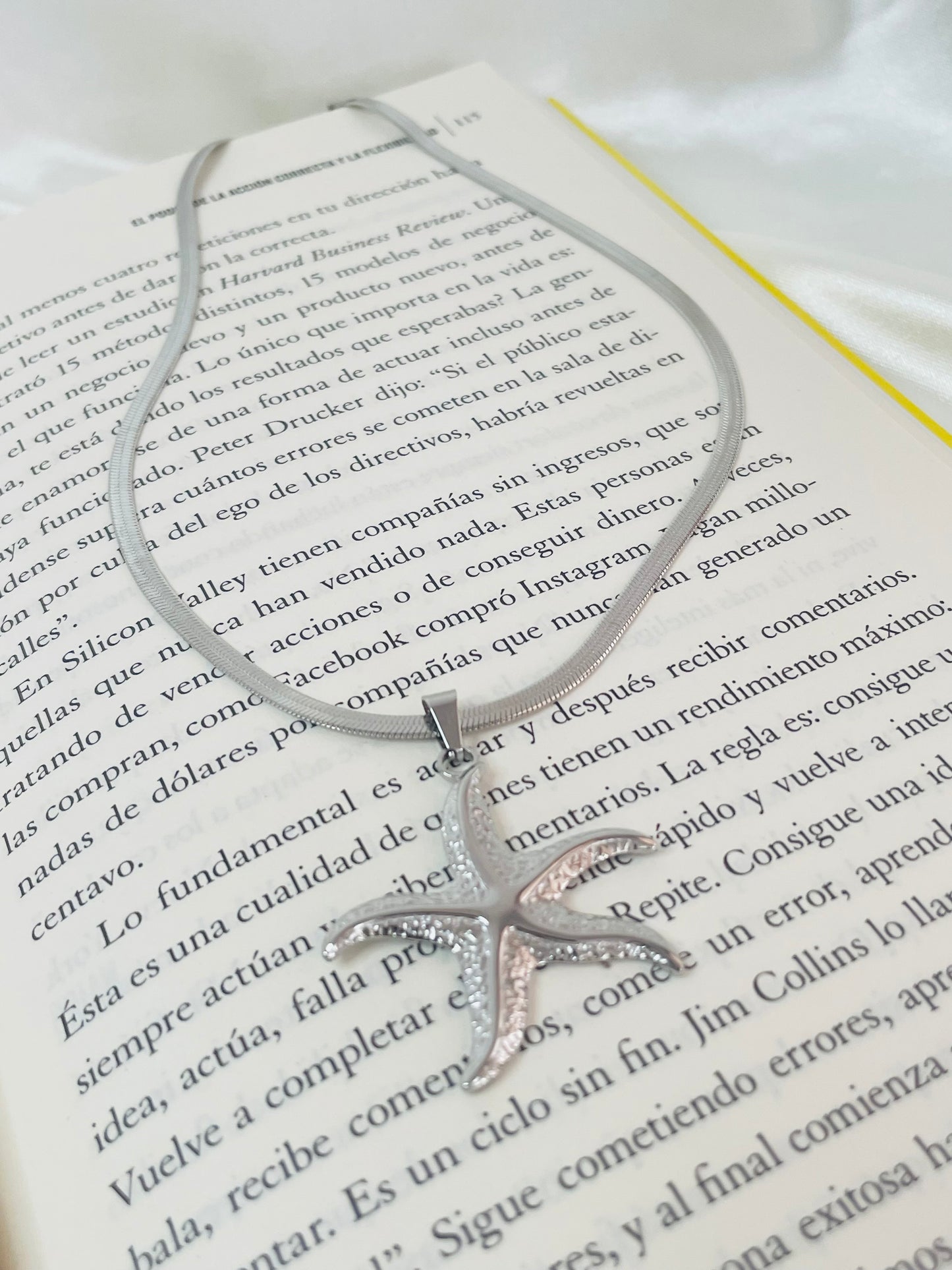 Collar de Estrella de Mar en Stainless Steel