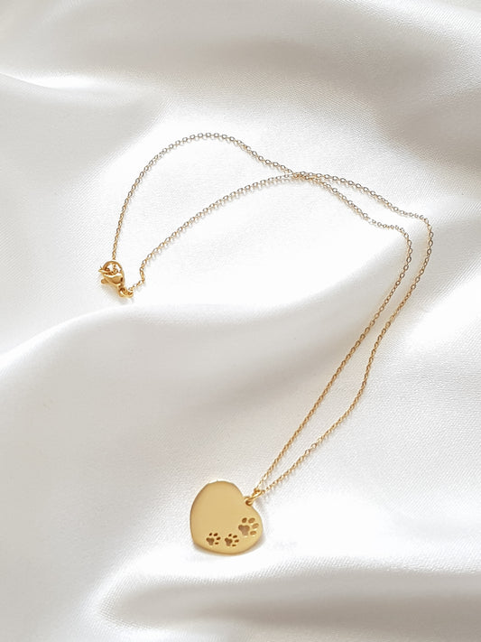 Collar Corazón "Dog Lovers"