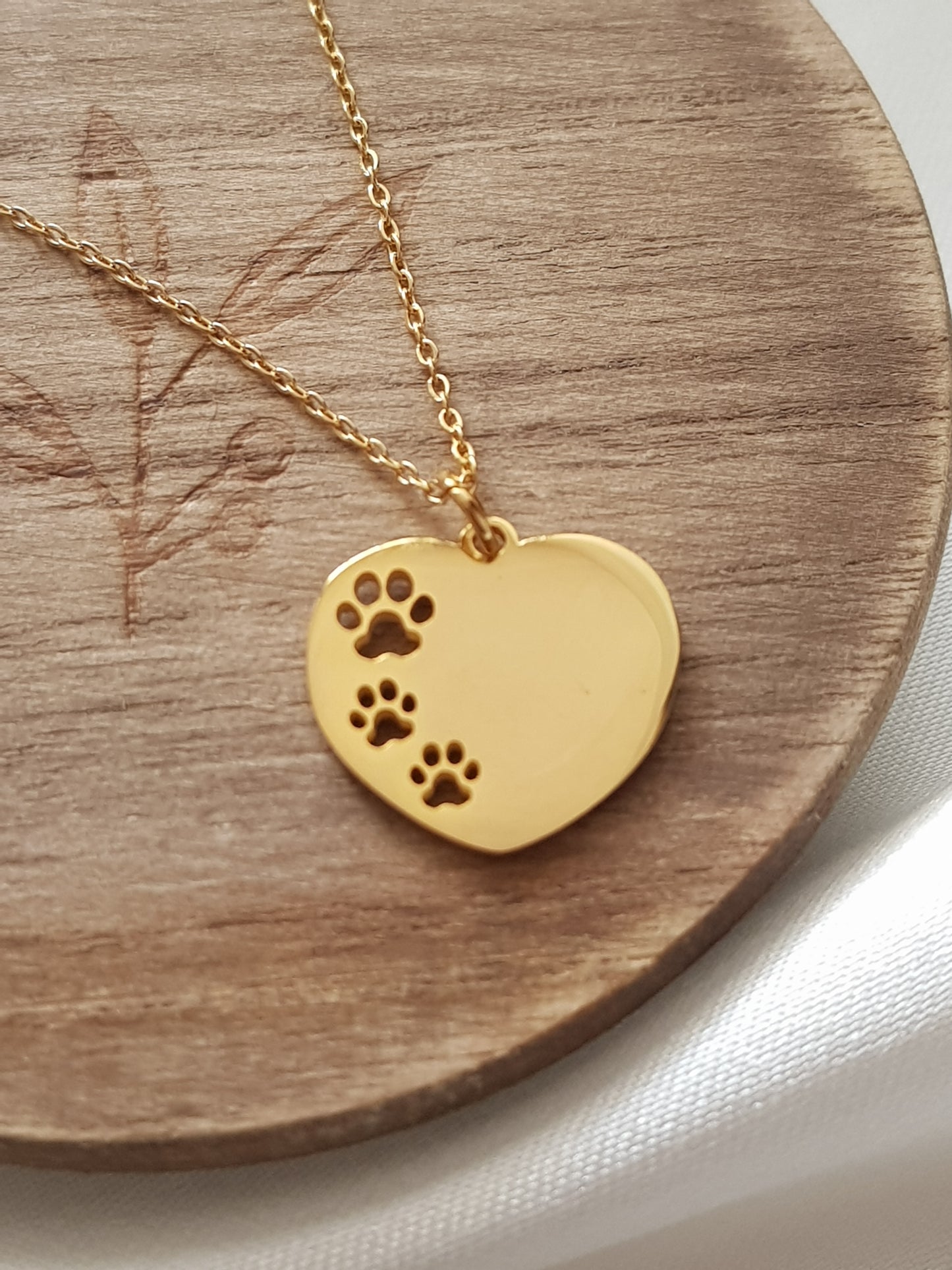 Collar Corazón "Dog Lovers"