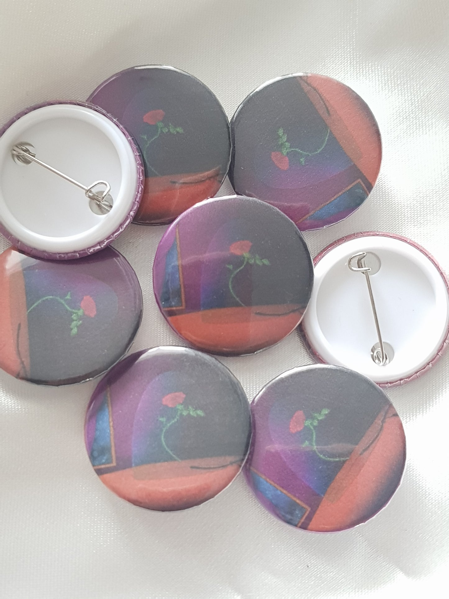La Bella y la Bestia Pin Button