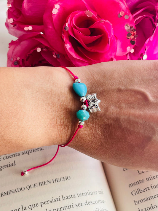 Pulsera Ajustable con Libro Edición San Valentin
