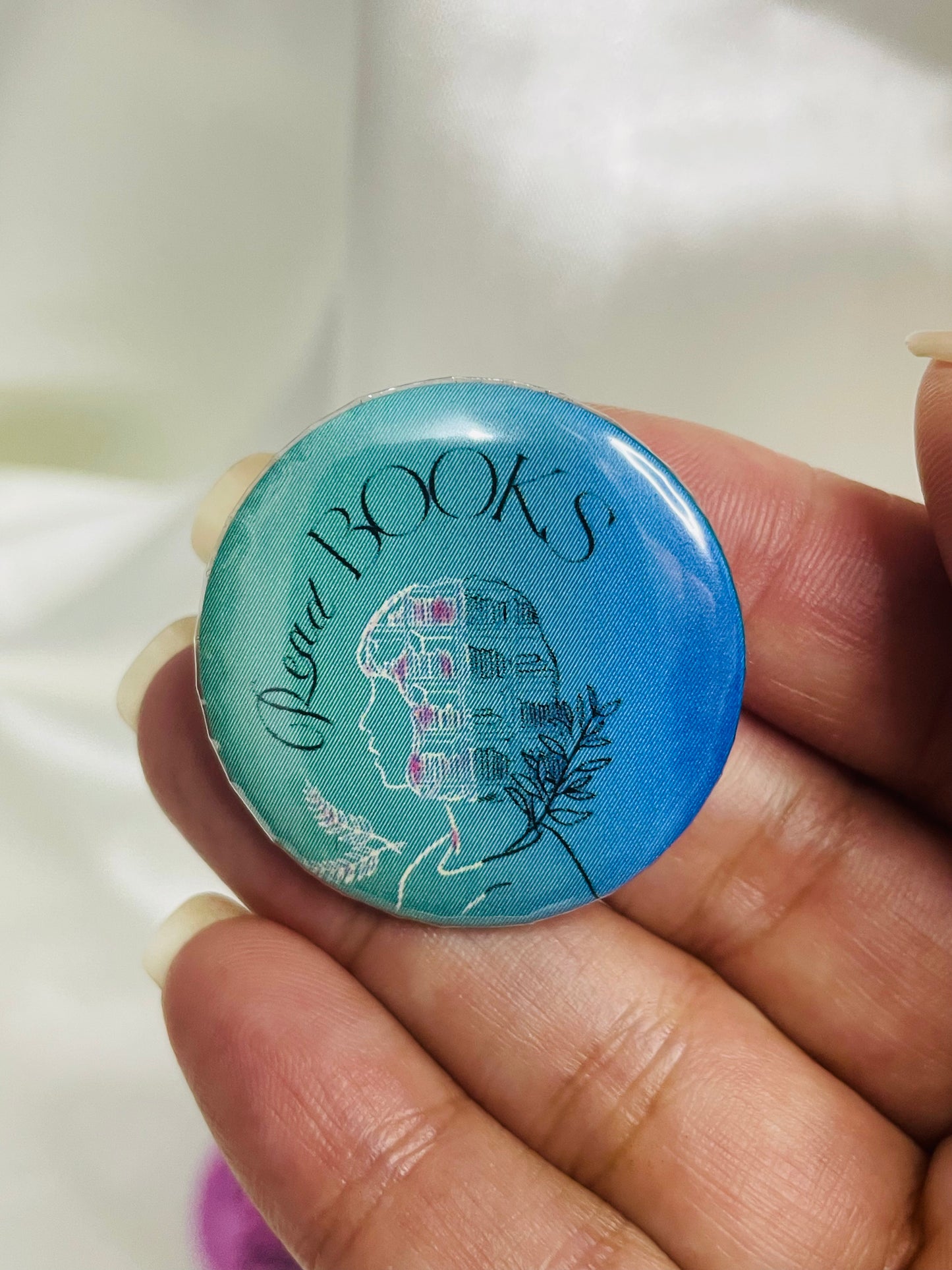 Books Pin Buttons