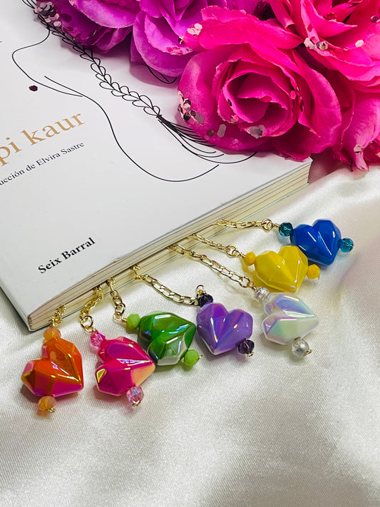 Marcador Corazón Geométrico