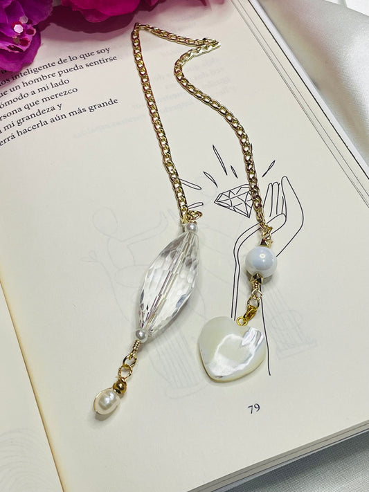 Marcador Corazón de Nácar