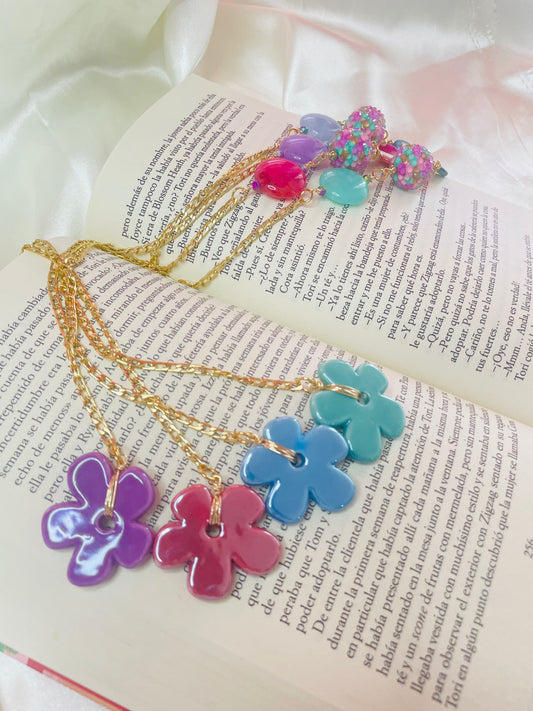 Marcador Flor Cerámica Primavera