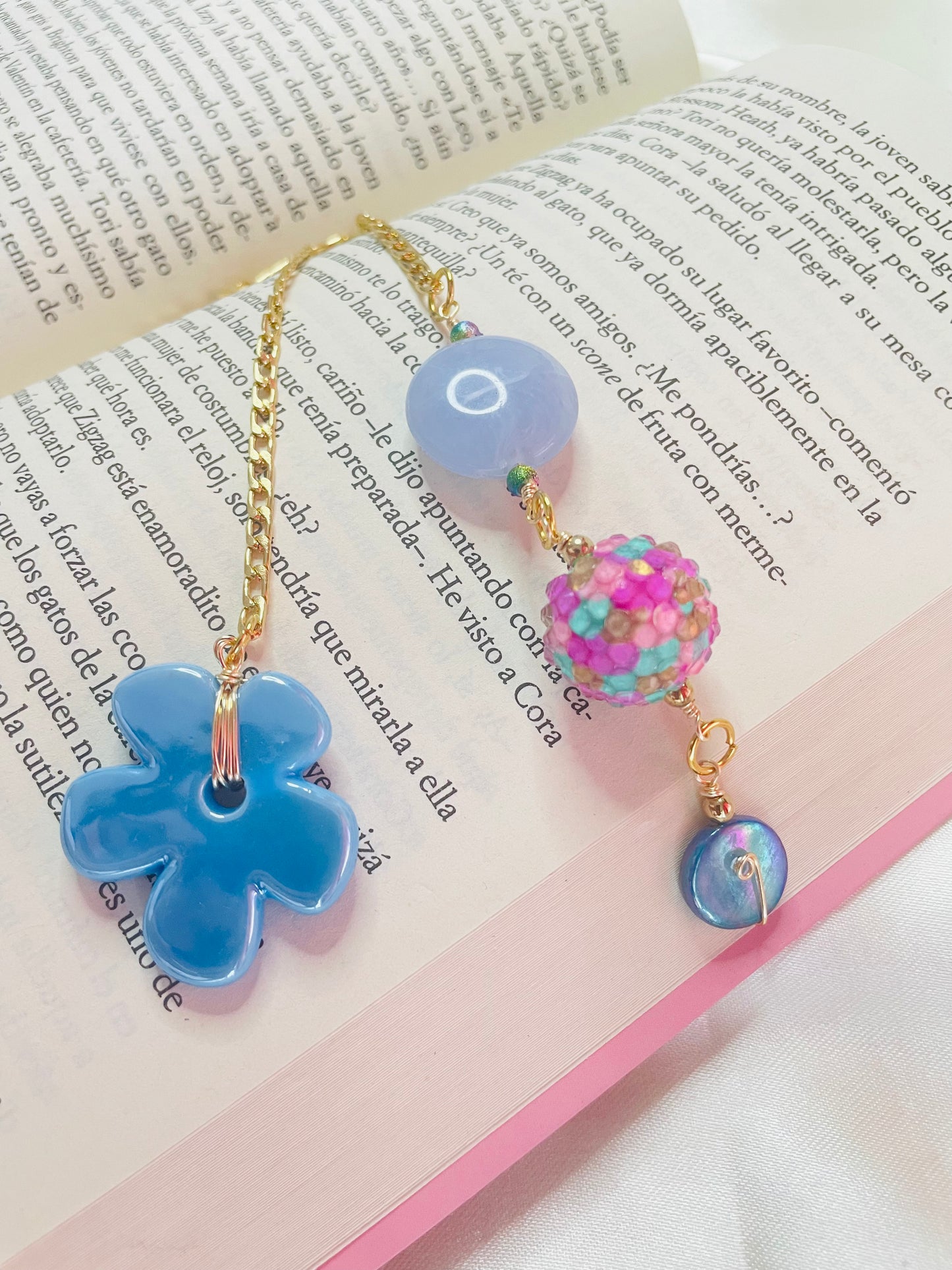 Marcador Flor Cerámica Primavera