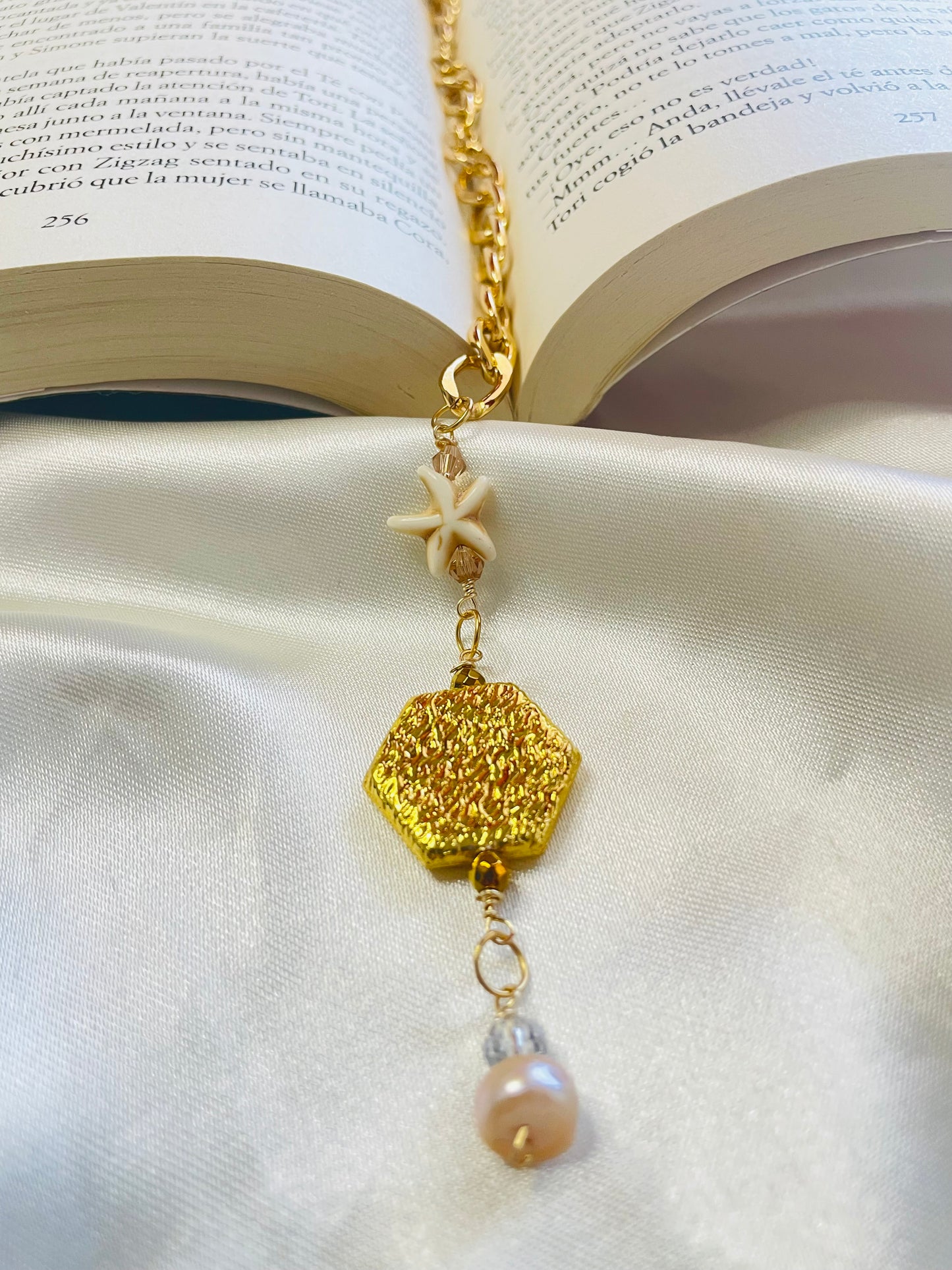 Marcador Caracol Crema