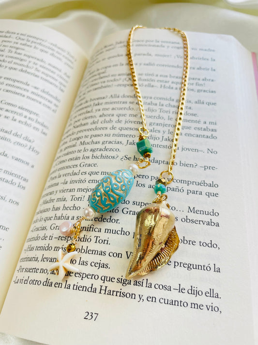 Marcador Caracol Dorado