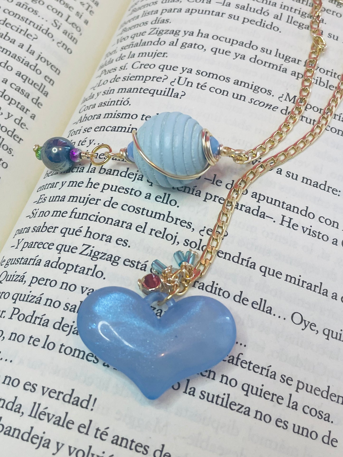 Marcador Corazón Glitter