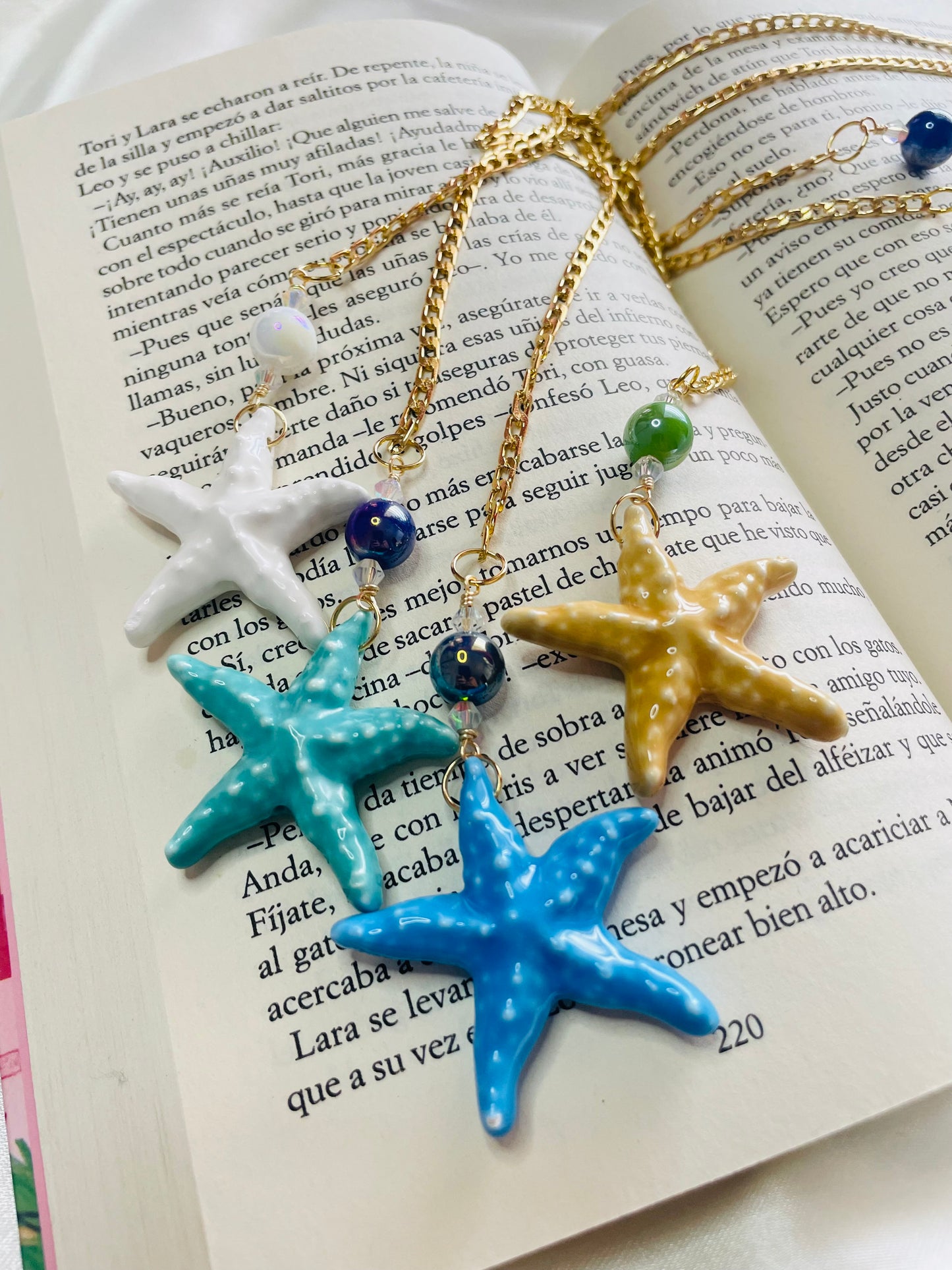 Marcador Estrella de Mar Cerámica