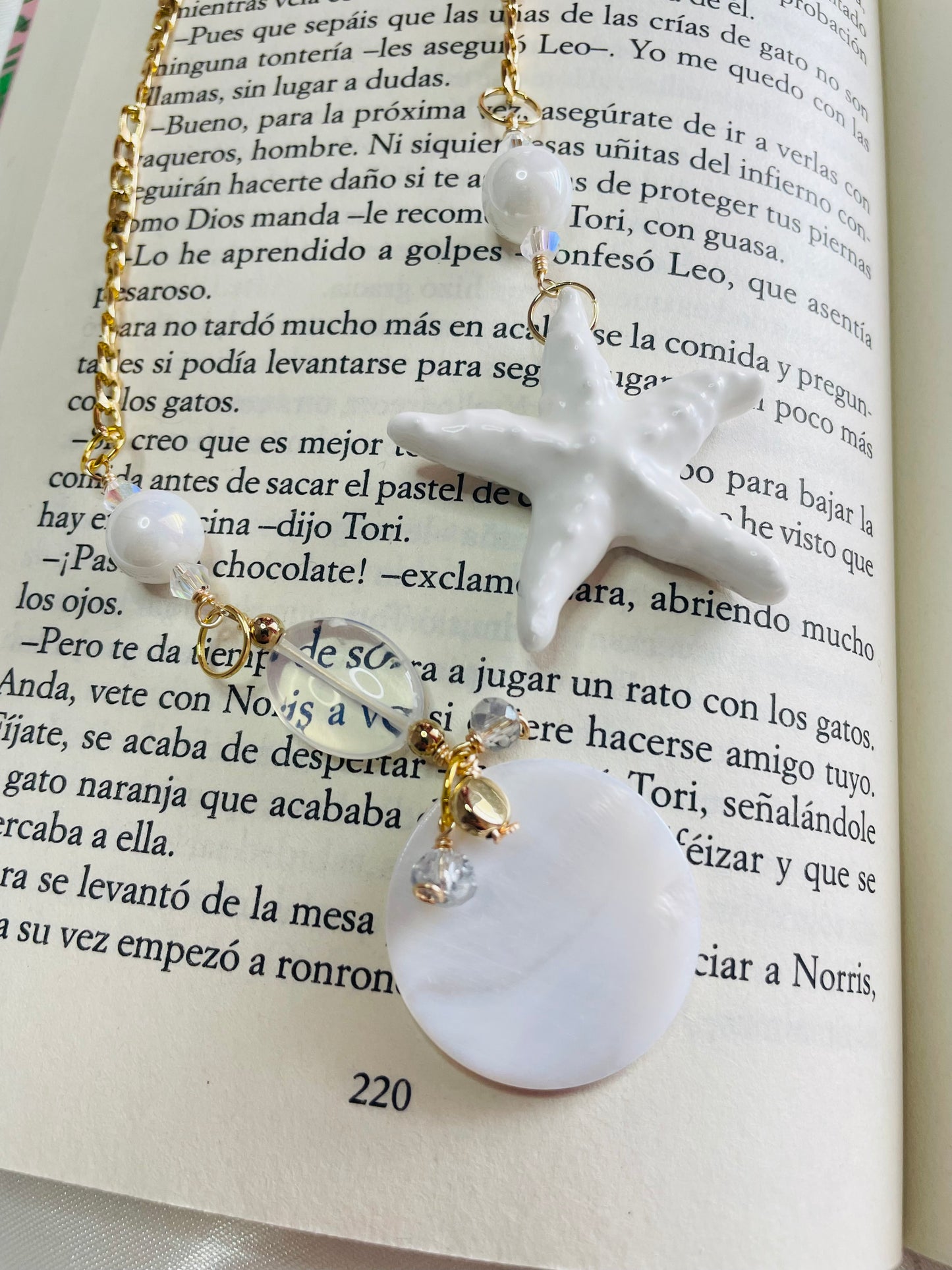 Marcador Estrella de Mar Cerámica