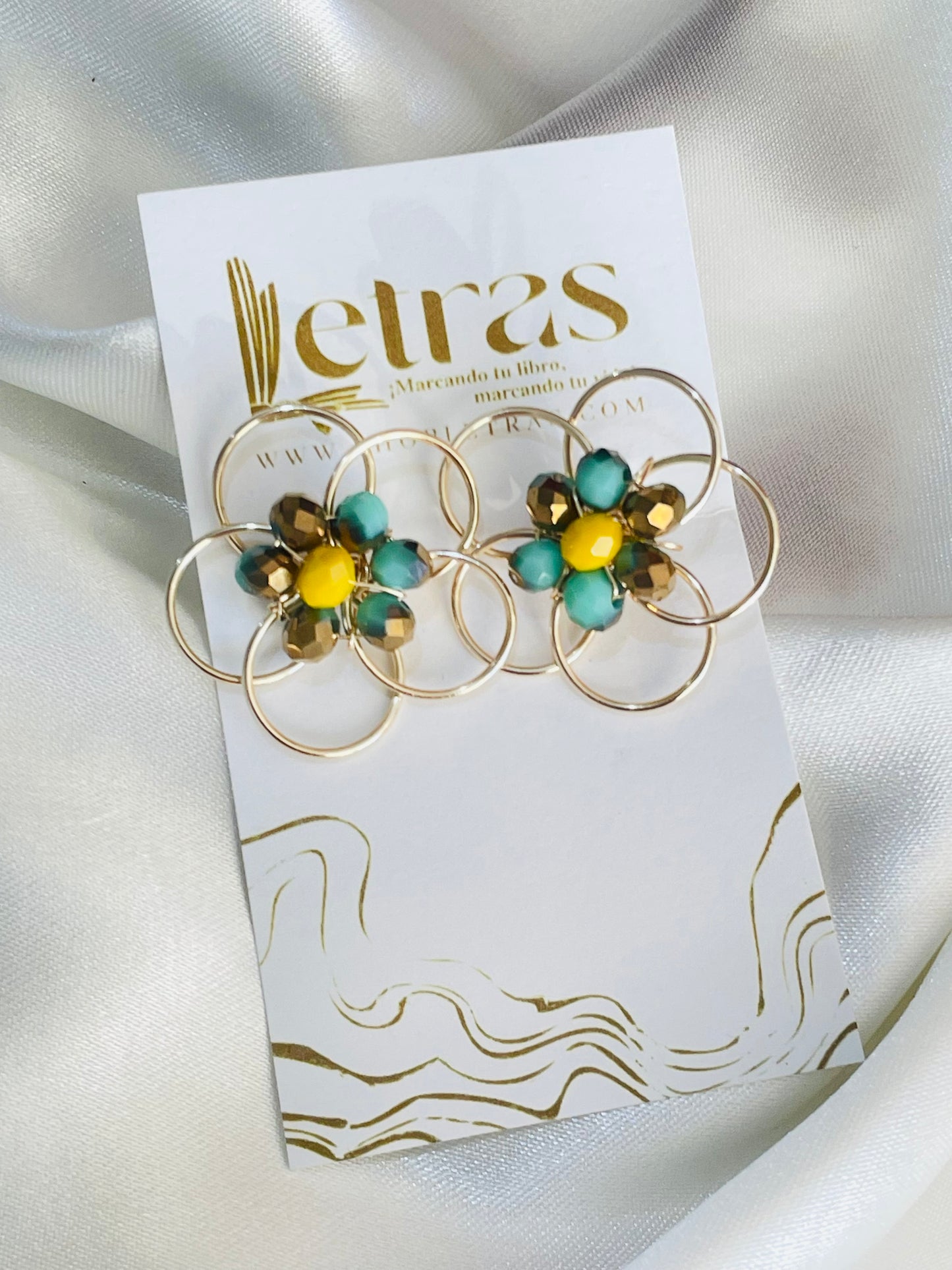 Studs Flor Alambrado Verde