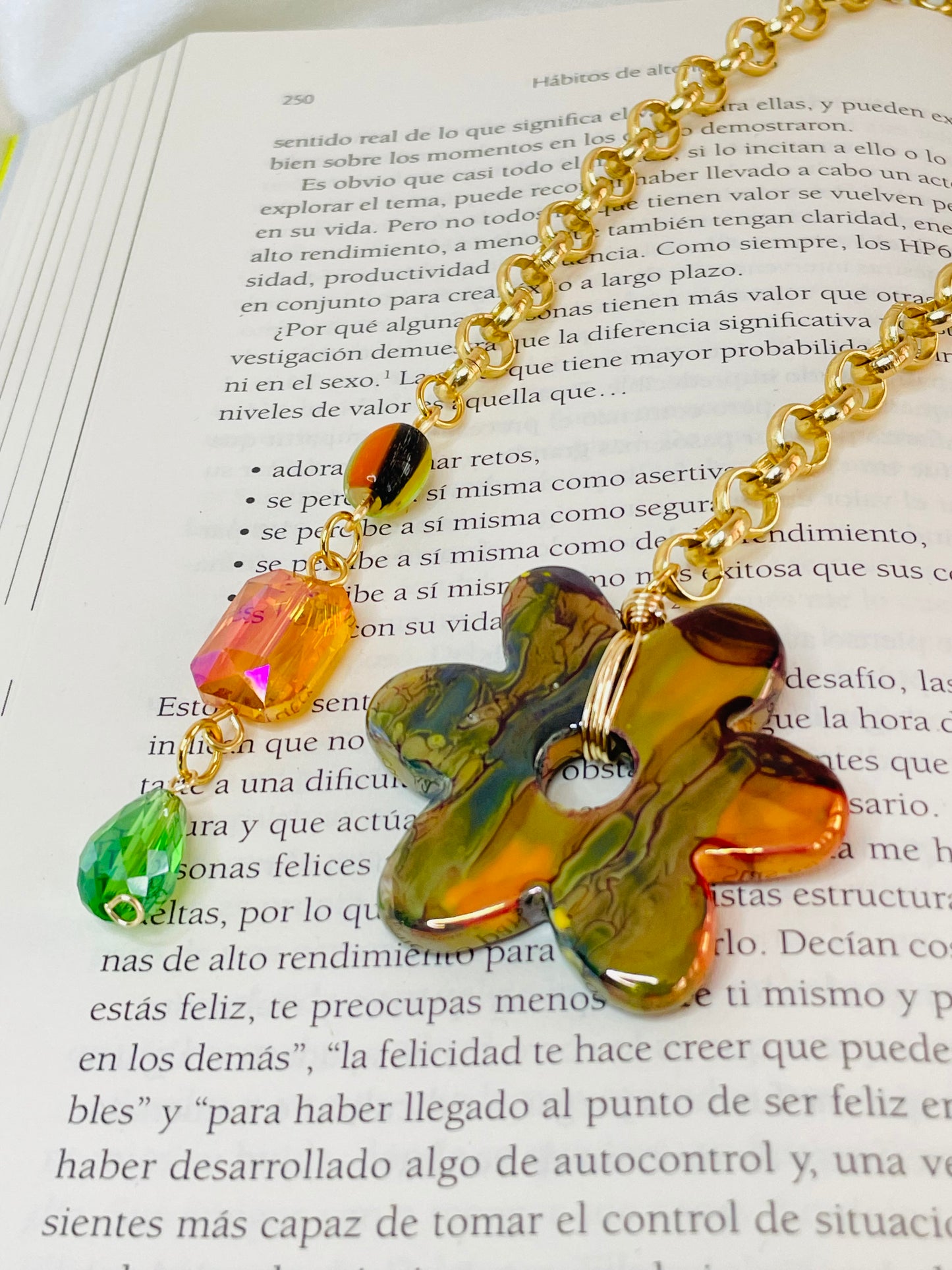 Marcadores de Libros Flor en Cerámica