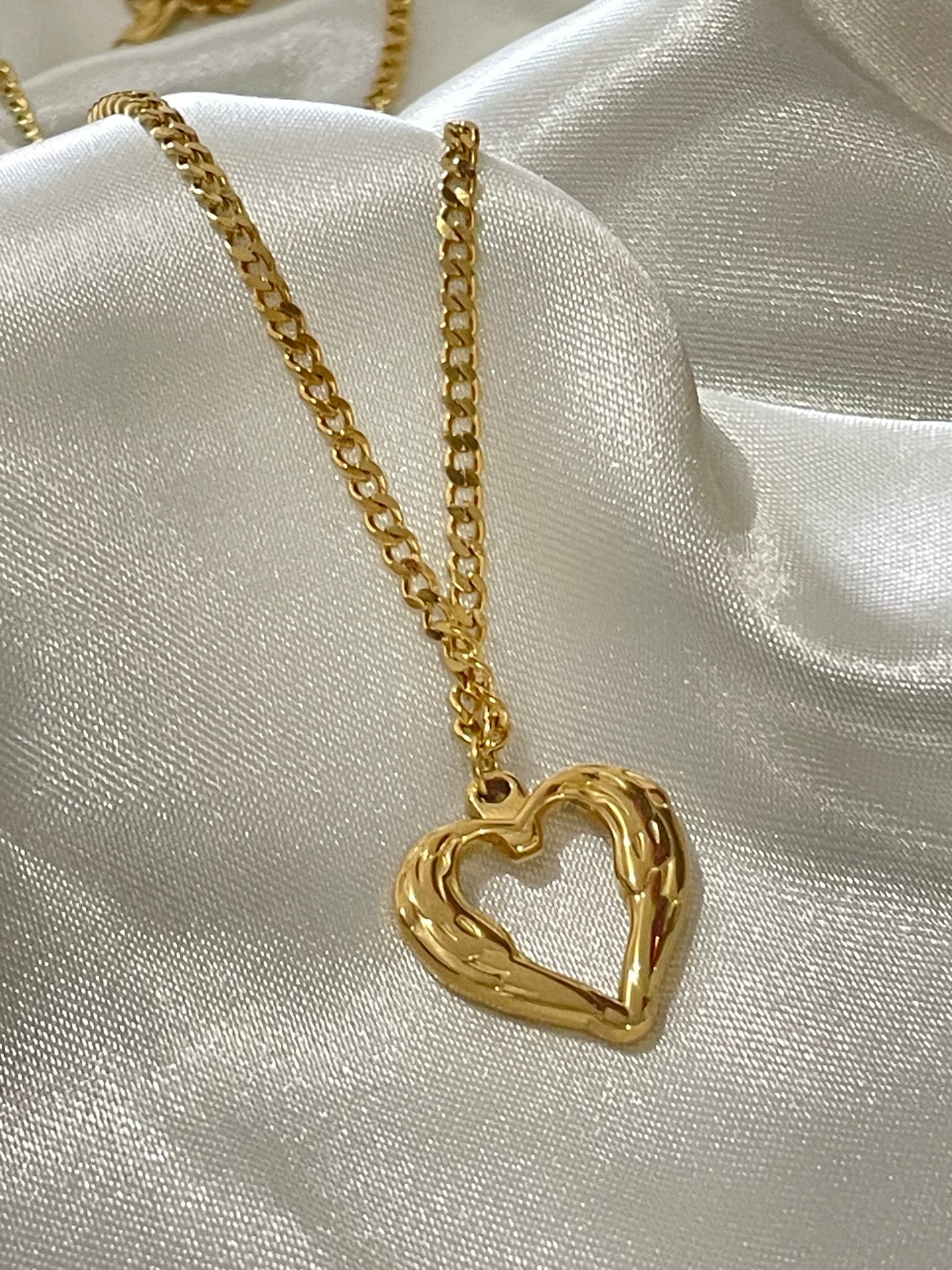 Collar Corazon Chunky