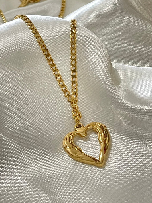 Collar Corazon Chunky